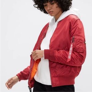 New Alph Industries MA-1 Bomber Jacket • SM